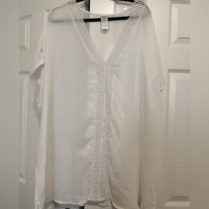 Plus Size Women’s Cover Up Dress 2X (20W-22W) 100% Polyester 31 inches long